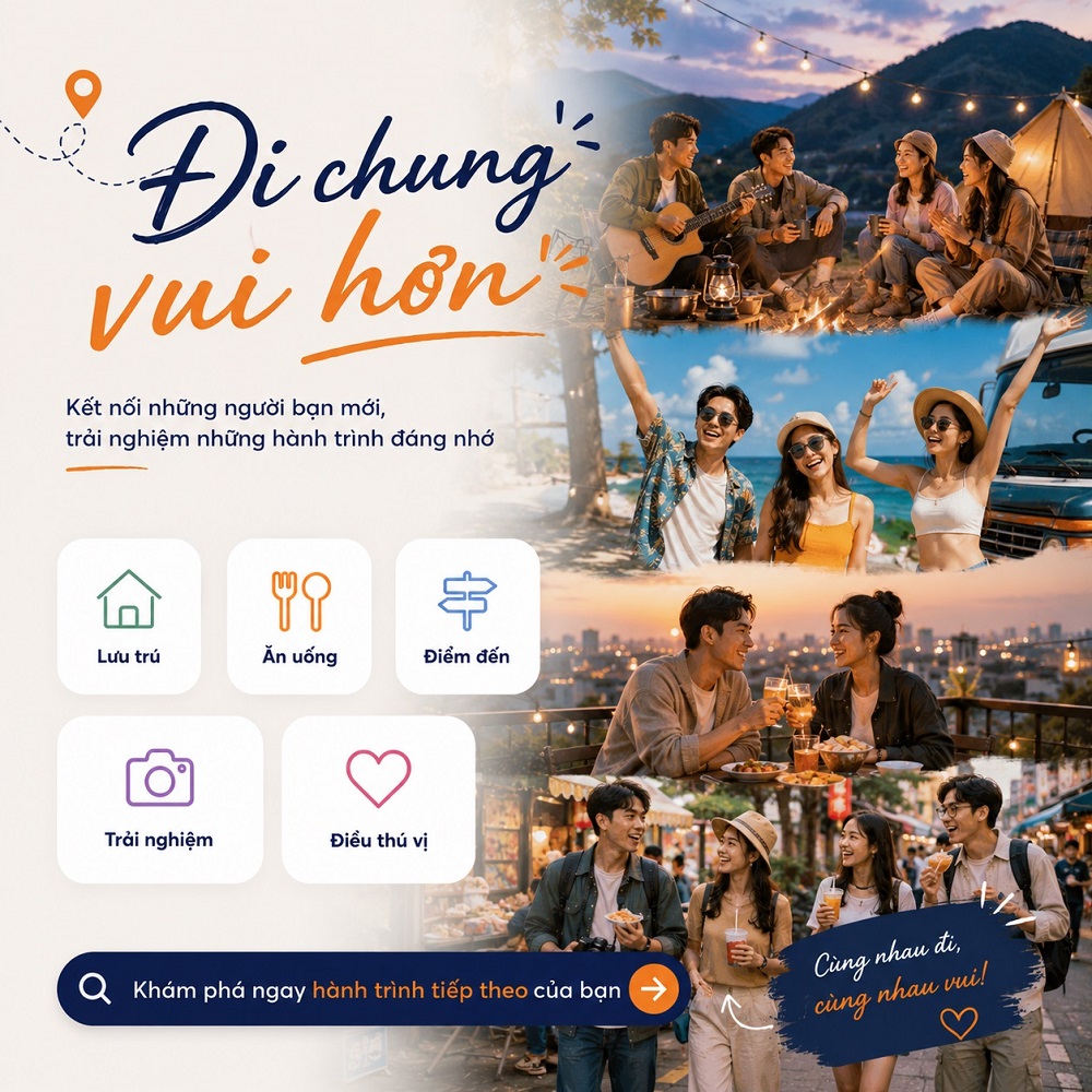 Đi chung vui hơn